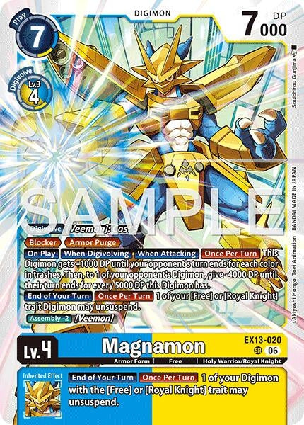 Image for Magnamon (EX13-020 SR) [Chivalrous XIII] - Digimon Card Game