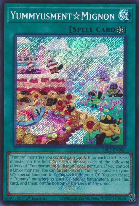 Image for YummyusmentMignon (Emblazoned Secret Rare) (26LP-EN006) [Limited Pack World Championship 2026] - YuGiOh