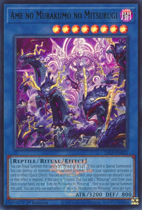 Image for Ame no Murakumo no Mitsurugi (Emblazoned) (26LP-EN021) [Limited Pack World Championship 2026] - YuGiOh