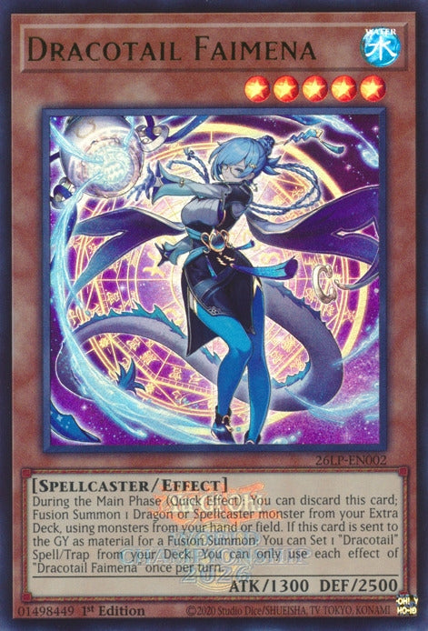 Image for Dracotail Faimena (Emblazoned) (26LP-EN002) [Limited Pack World Championship 2026] - YuGiOh
