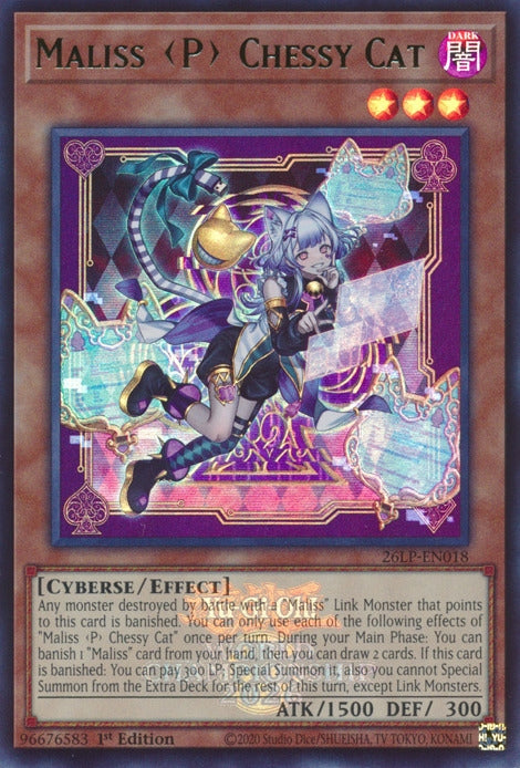 Image for Maliss P Chessy Cat (Emblazoned) (26LP-EN018) [Limited Pack World Championship 2026] - YuGiOh