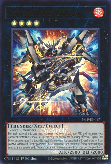 Image for Ryzeal Duo Drive (Emblazoned) (26LP-EN017) [Limited Pack World Championship 2026] - YuGiOh