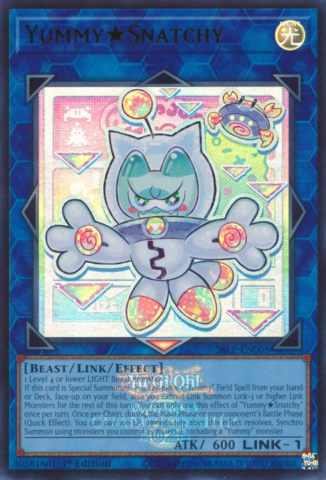 Image for YummySnatchy (Emblazoned) (26LP-EN005) [Limited Pack World Championship 2026] - YuGiOh
