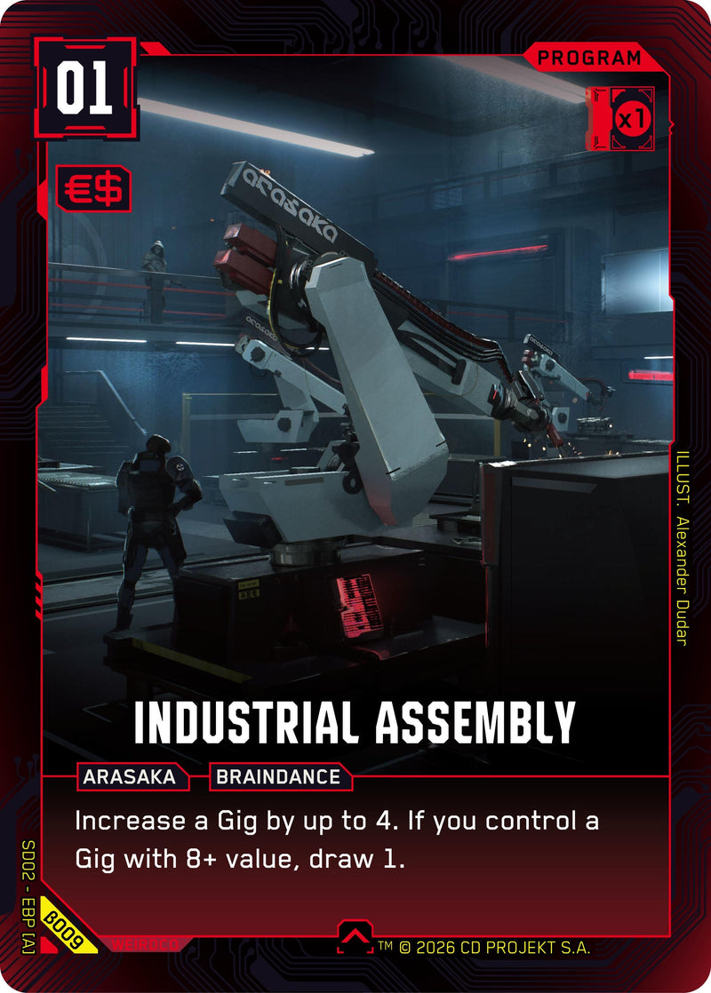 Image for Industrial Assembly (B009) [Embracing Power - Beta Starter Deck] - Cyberpunk TCG