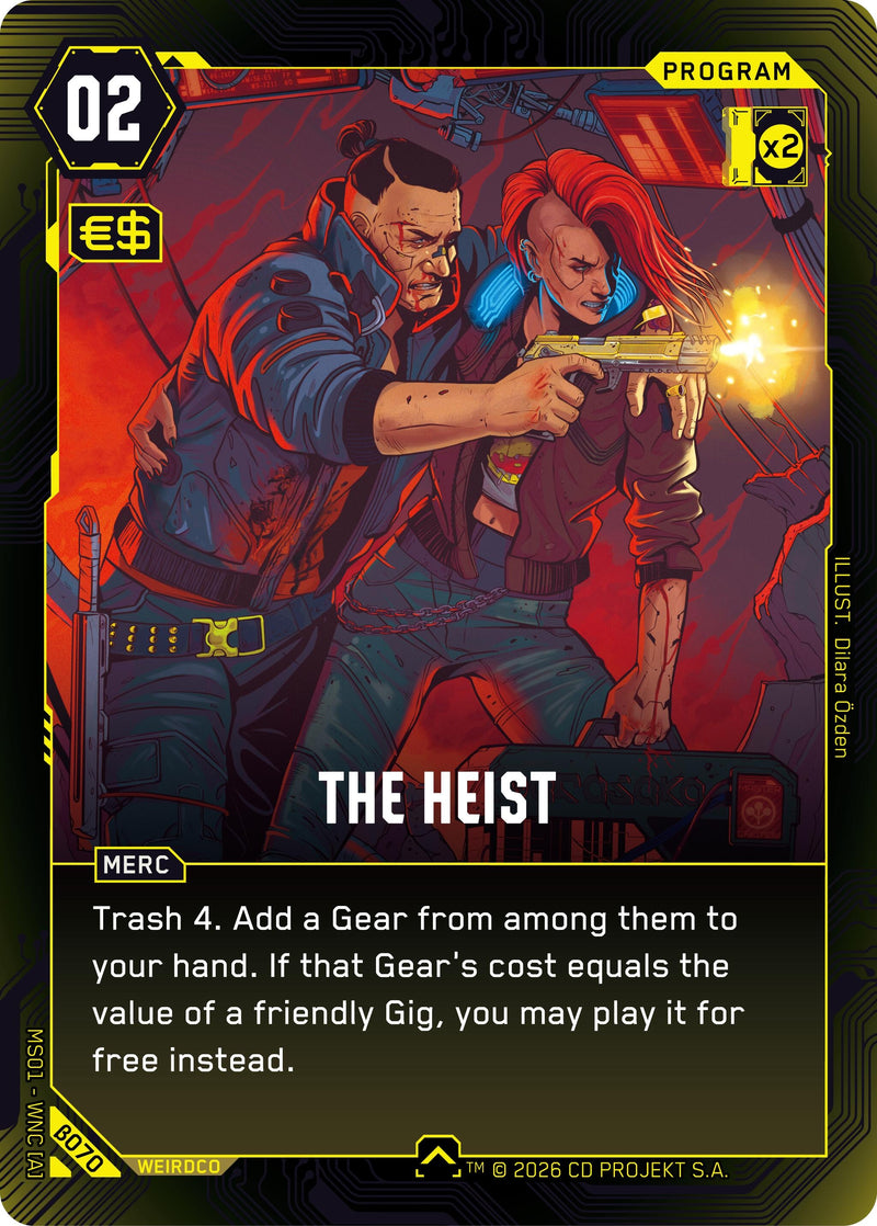 Image for The Heist (B070) [Welcome to Night City - Beta] - Cyberpunk TCG