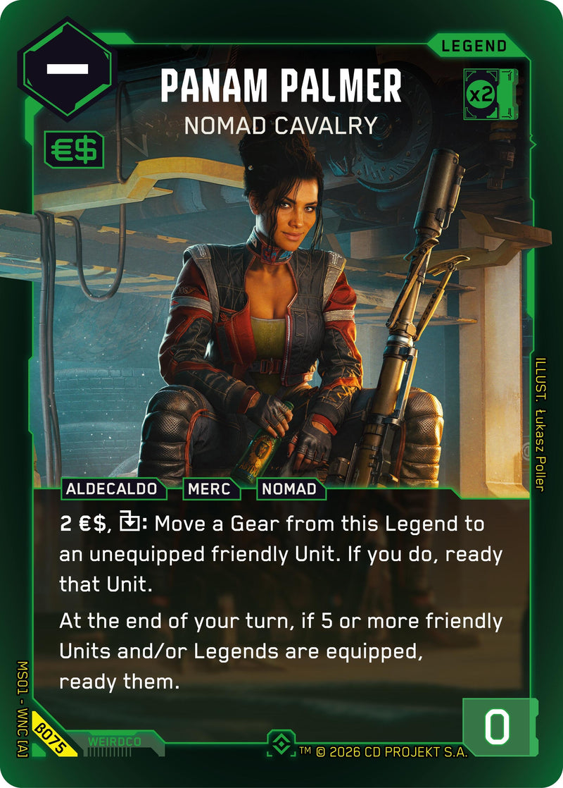 Image for Panam Palmer - Nomad Cavalry (Epic) (B075) [Welcome to Night City - Beta] - Cyberpunk TCG