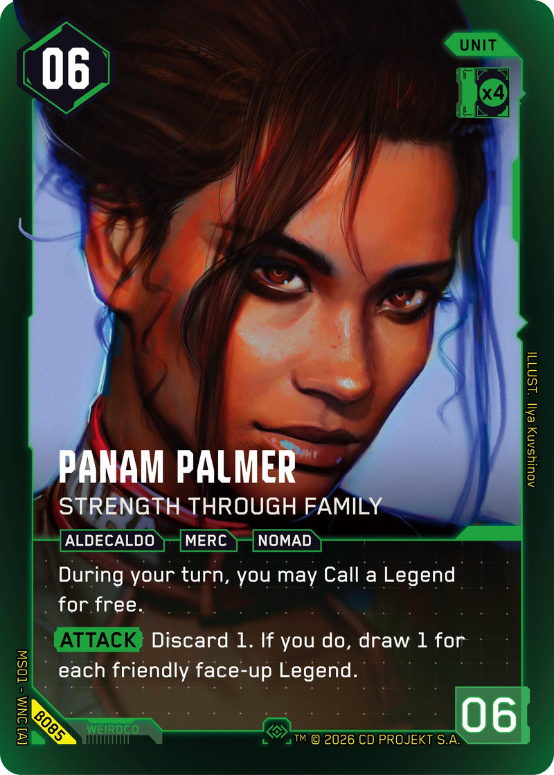 Image for Panam Palmer - Strength Through Family (Secret) (B085) [Welcome to Night City - Beta] - Cyberpunk TCG