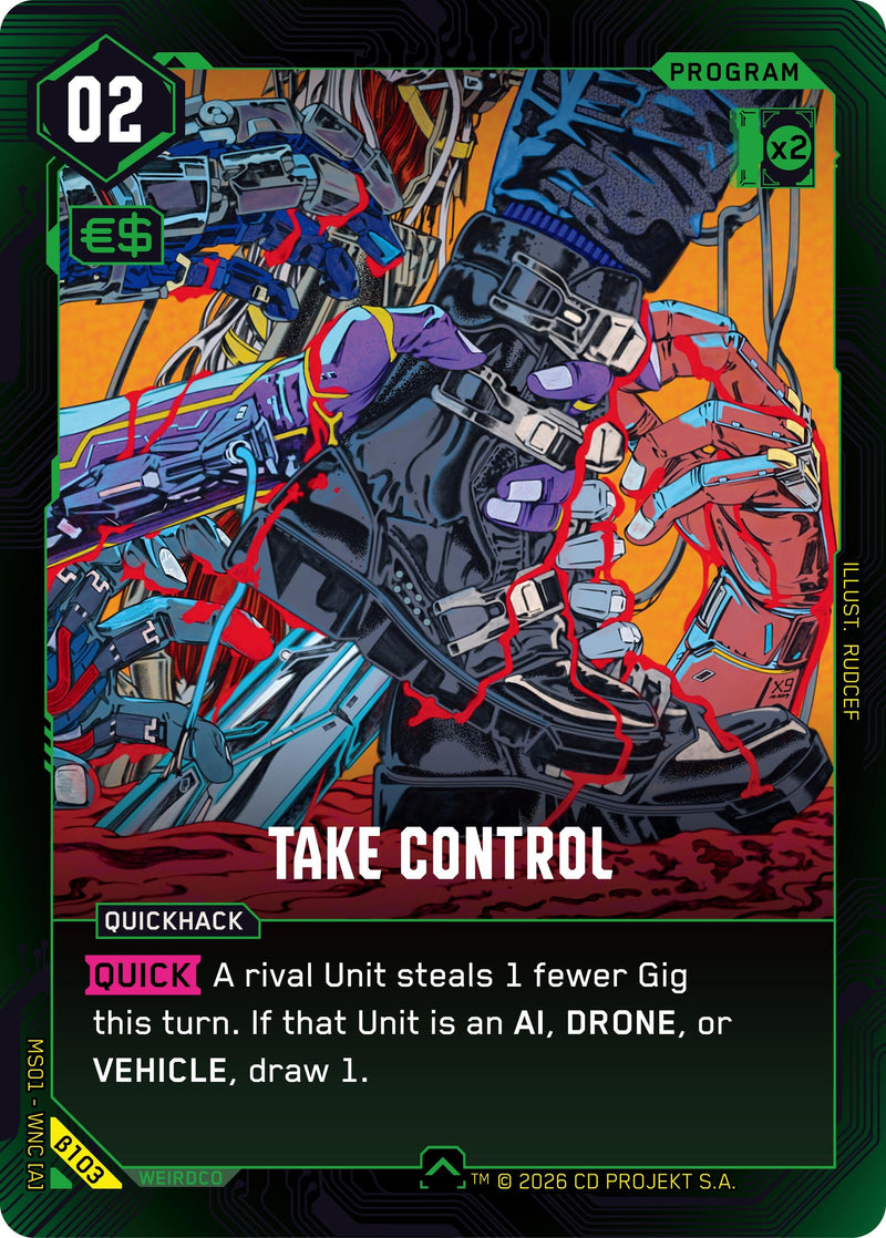 Image for Take Control (B103) [Welcome to Night City - Beta] - Cyberpunk TCG