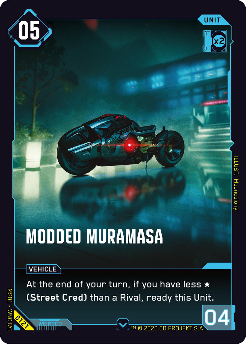 Image for Modded Muramasa (B121) [Welcome to Night City - Beta] - Cyberpunk TCG