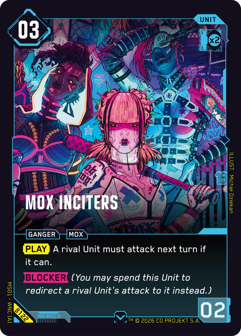 Image for Mox Inciters (B122) [Welcome to Night City - Beta] - Cyberpunk TCG