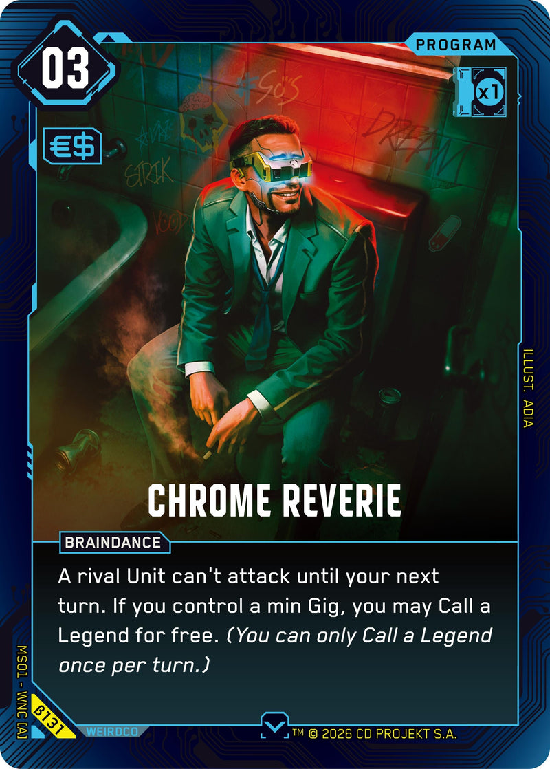 Image for Chrome Reverie (B131) [Welcome to Night City - Beta] - Cyberpunk TCG