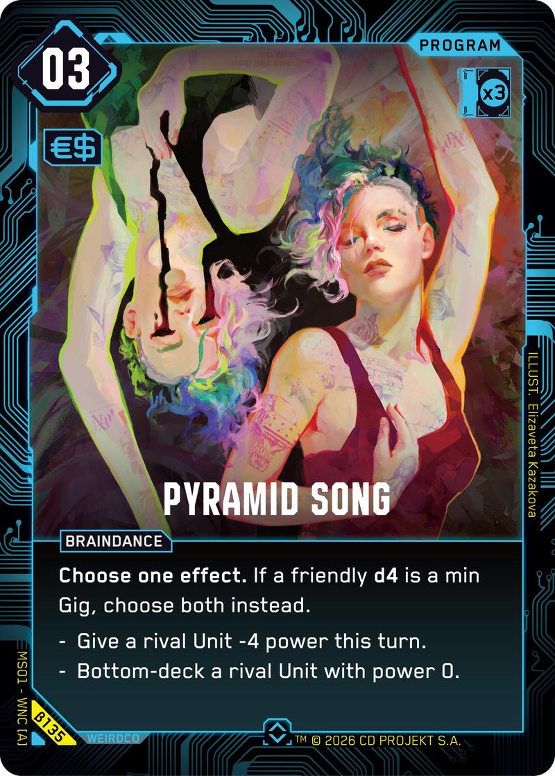 Image for Pyramid Song (B135) [Welcome to Night City - Beta] - Cyberpunk TCG