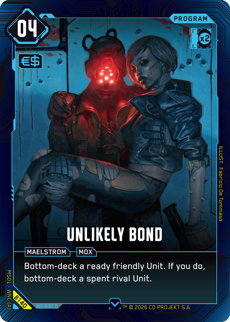 Image for Unlikely Bond (B140) [Welcome to Night City - Beta] - Cyberpunk TCG