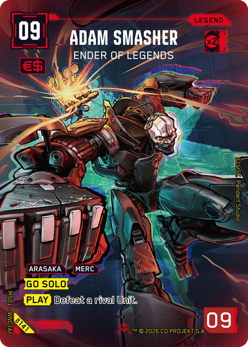 Image for Adam Smasher - Ender of Legends (ILegend) (B141) [Welcome to Night City - Beta] - Cyberpunk TCG