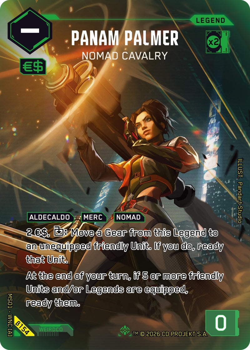 Image for Panam Palmer - Nomad Cavalry (ILegend) (B154) [Welcome to Night City - Beta] - Cyberpunk TCG