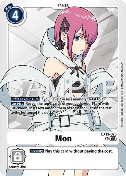 Image for Mon (EX13-075 R) [Chivalrous XIII] - Digimon Card Game