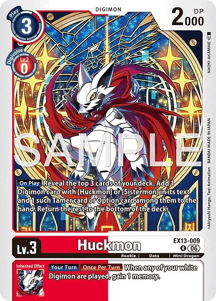 Image for Huckmon (EX13-009 R) [Chivalrous XIII] - Digimon Card Game