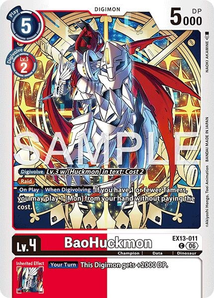Image for BaoHuckmon (EX13-011 C) [Chivalrous XIII] - Digimon Card Game