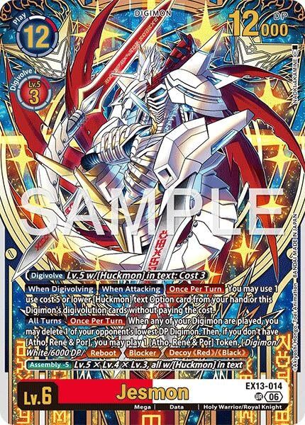 Image for Jesmon (EX13-014 UR) [Chivalrous XIII] - Digimon Card Game