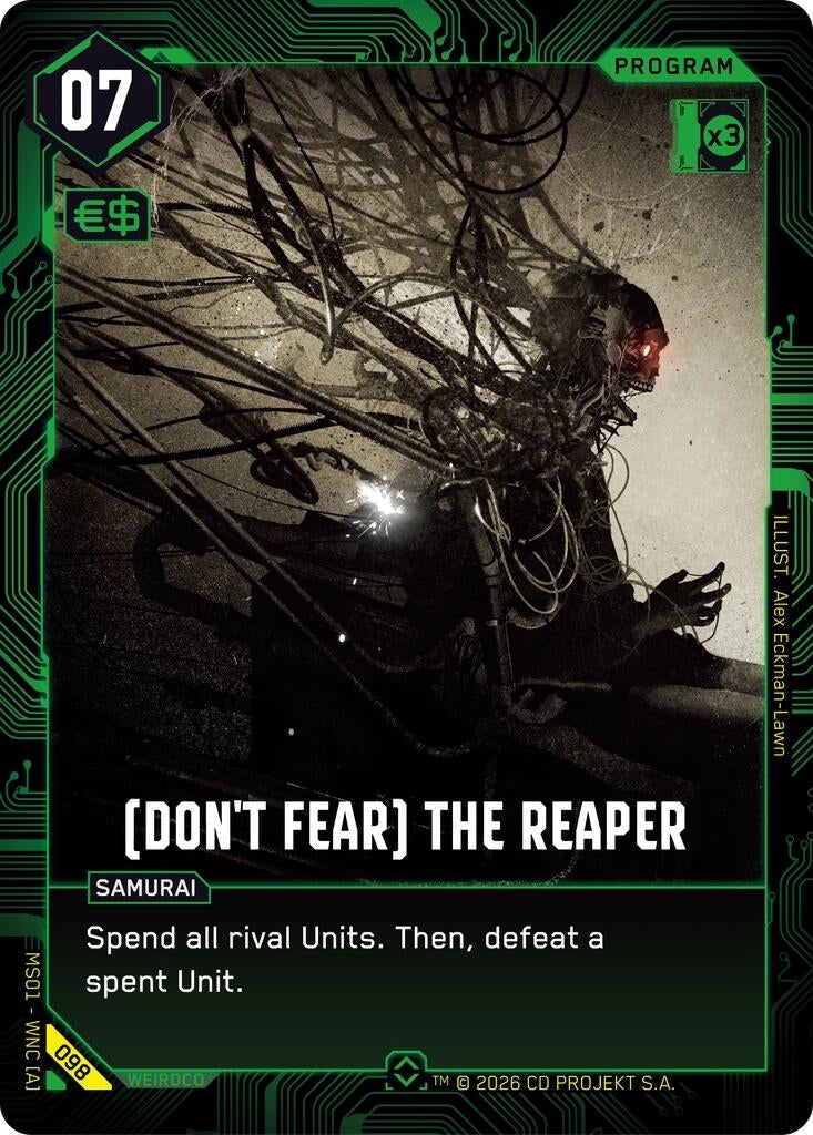 Image for (Don't Fear) The Reaper (098) [Welcome to Night City - Retail] - Cyberpunk TCG