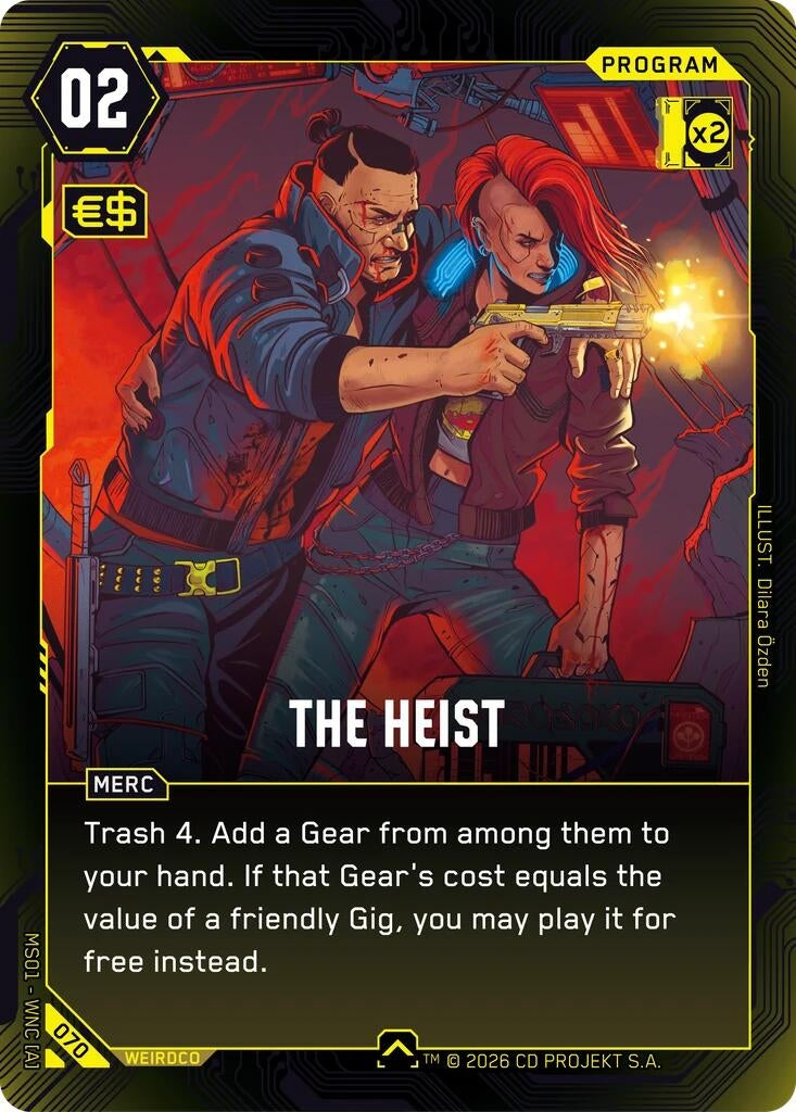 Image for The Heist (070) [Welcome to Night City - Retail] - Cyberpunk TCG