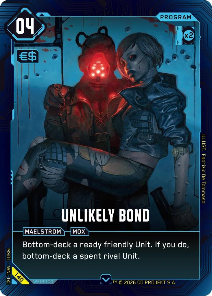 Image for Unlikely Bond (140) [Welcome to Night City - Retail] - Cyberpunk TCG