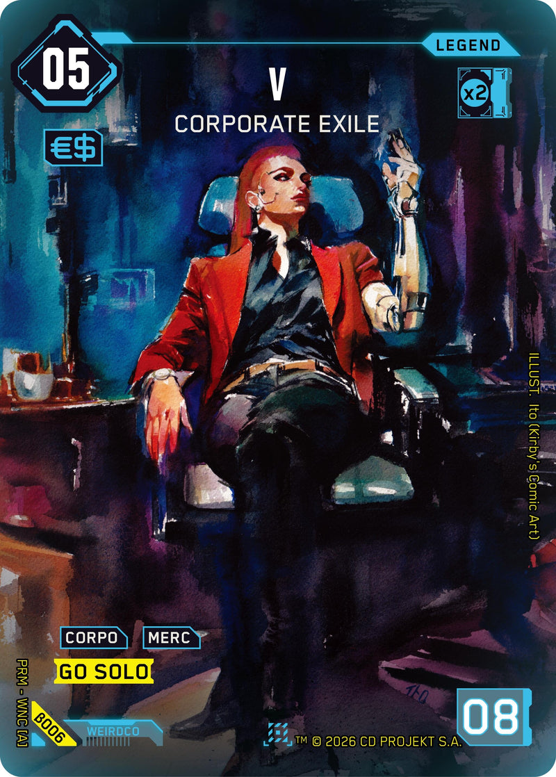 Image for V - Corporate Exile (B006) [Box Toppers - Beta] - Cyberpunk TCG