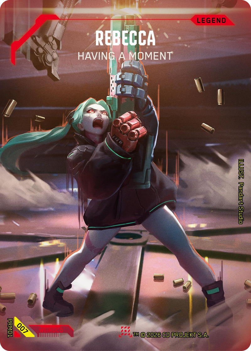 Image for Rebecca - Having A Moment (007) (007) [Set 1 Promos] - Cyberpunk TCG