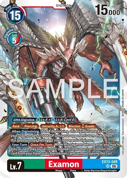 Image for Examon (EX13-045 SR) [Chivalrous XIII] - Digimon Card Game