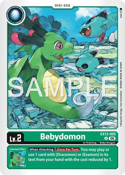 Image for Bebydomon (EX13-005 U) [Chivalrous XIII] - Digimon Card Game