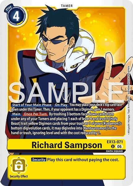 Richard Sampson (EX13-071 U) [Chivalrous XIII]