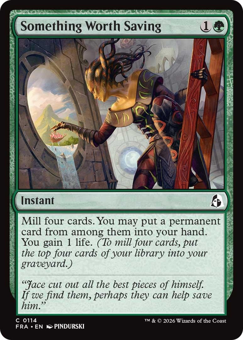 Image for Something Worth Saving (114) [Reality Fracture] - Magic: The Gathering