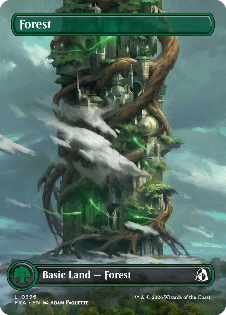Image for Forest (Borderless) (0396) (396) [Reality Fracture] - Magic: The Gathering