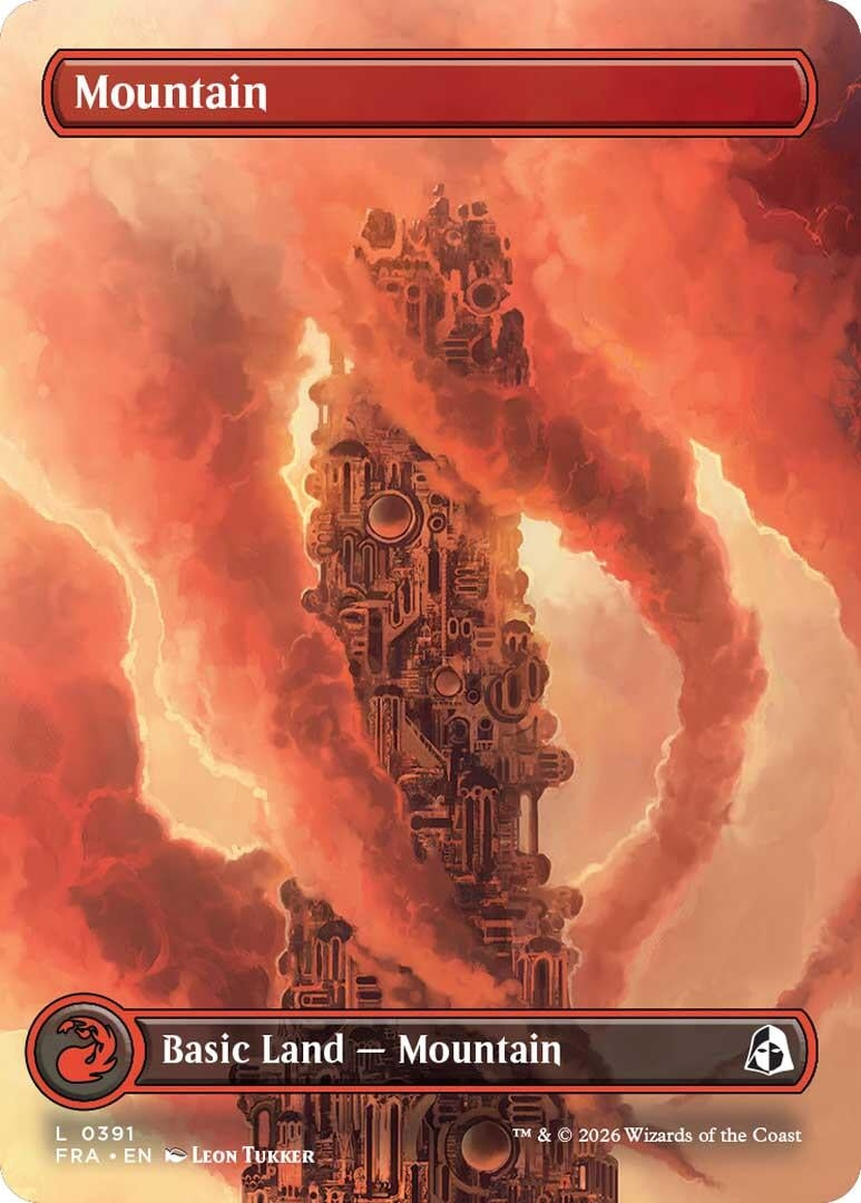 Image for Mountain (Borderless) (0391) (391) [Reality Fracture] - Magic: The Gathering