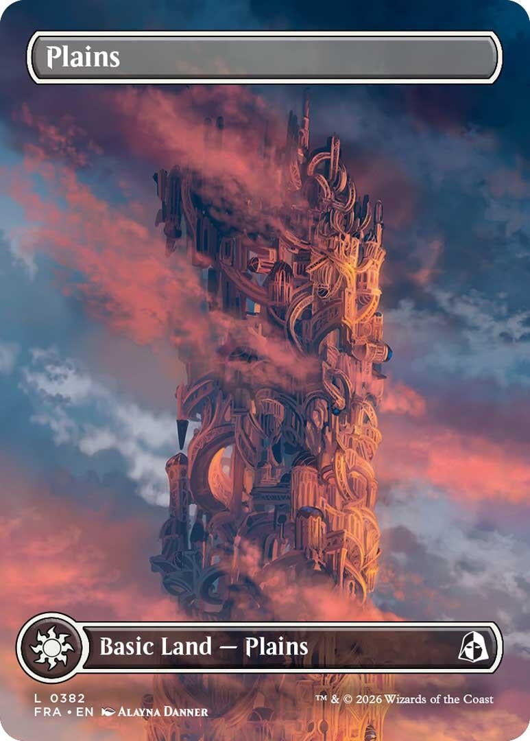 Image for Plains (Borderless) (0382) (382) [Reality Fracture] - Magic: The Gathering