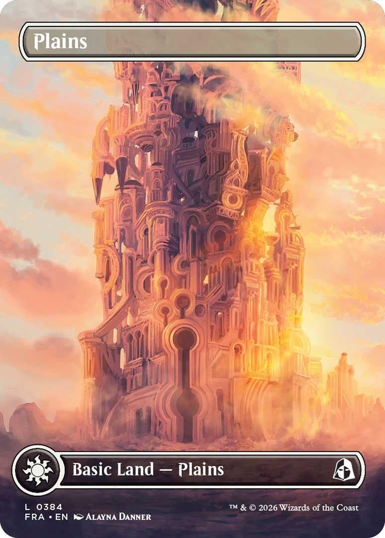 Image for Plains (Borderless) (0384) (384) [Reality Fracture] - Magic: The Gathering
