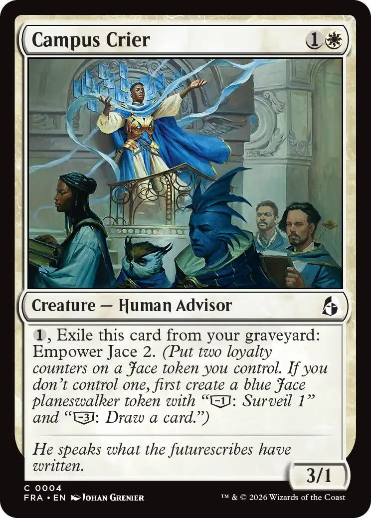 Image for Campus Crier (4) [Reality Fracture] - Magic: The Gathering