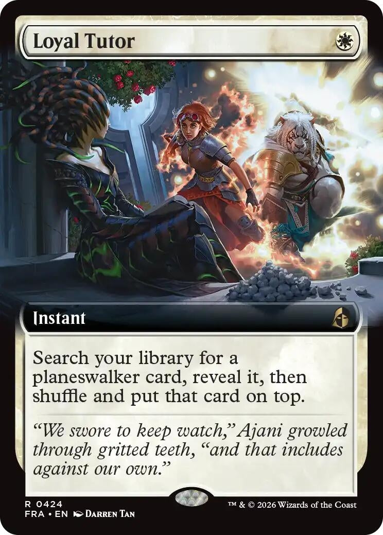 Image for Loyal Tutor (Extended Art) (424) [Reality Fracture] - Magic: The Gathering
