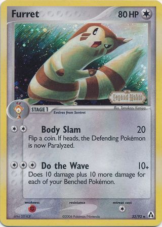 Furret (33/92) [EX Legend Maker]
