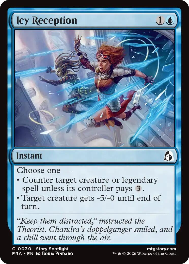 Image for Icy Reception (30) [Reality Fracture] - Magic: The Gathering