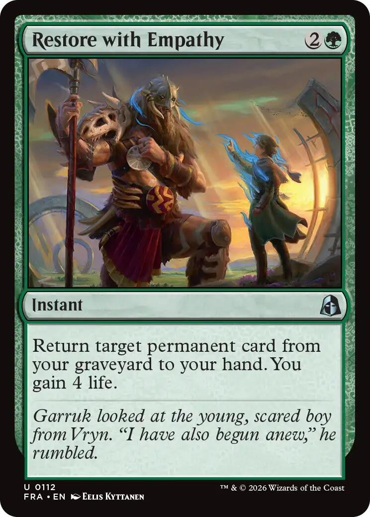 Image for Restore with Empathy (112) [Reality Fracture] - Magic: The Gathering