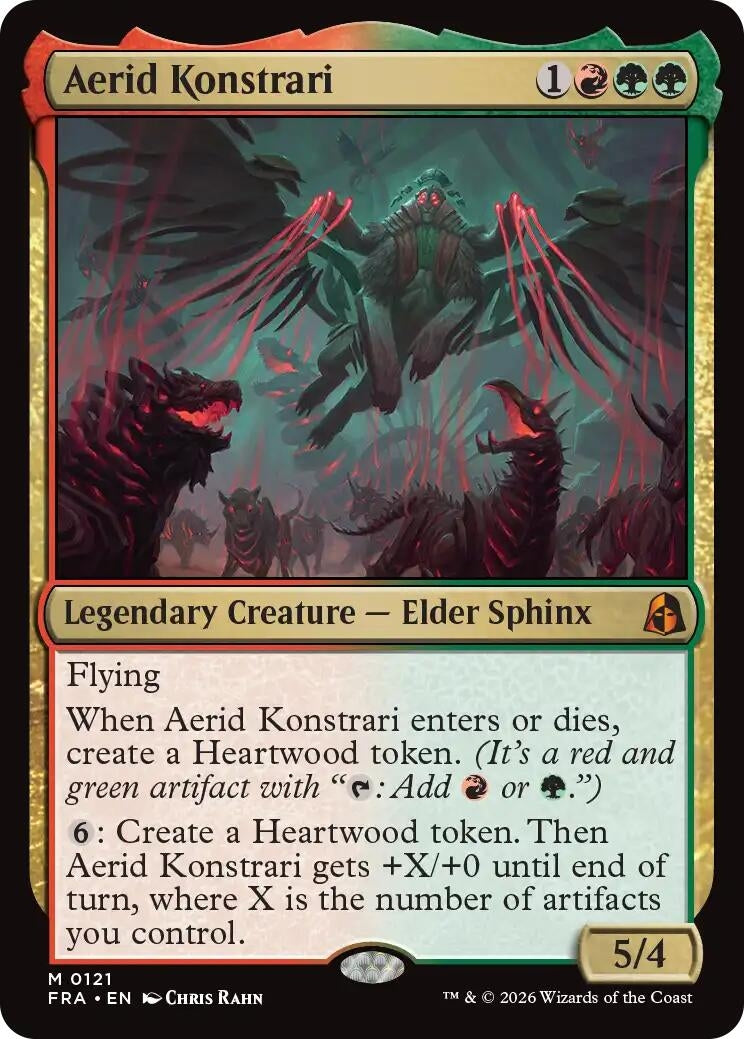 Image for Aerid Konstrari (121) [Reality Fracture] - Magic: The Gathering