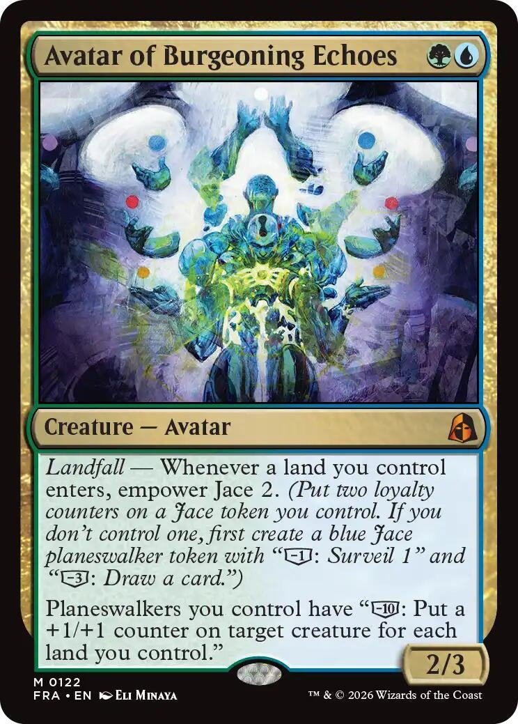 Image for Avatar of Burgeoning Echoes (122) [Reality Fracture] - Magic: The Gathering
