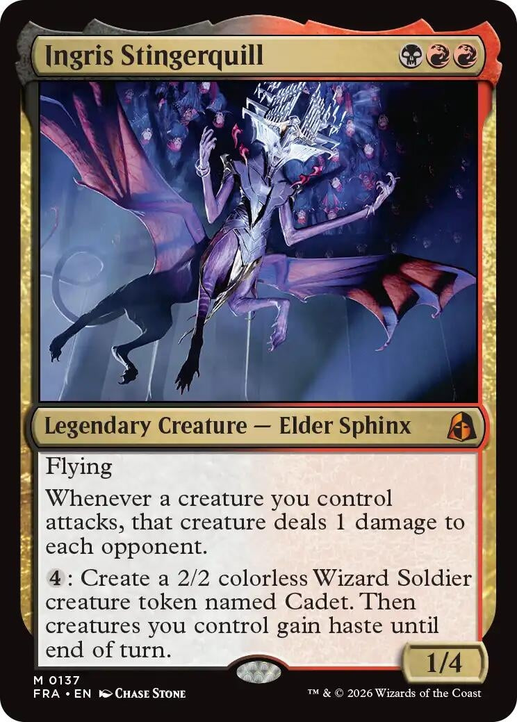 Image for Ingris Stingerquill (137) [Reality Fracture] - Magic: The Gathering
