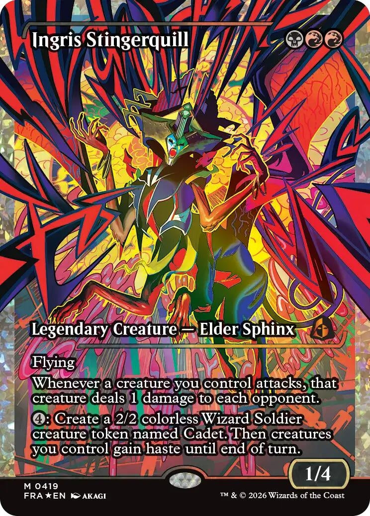 Image for Ingris Stingerquill (Showcase) (Fracture Foil) (0419) (419) [Reality Fracture] - Magic: The Gathering