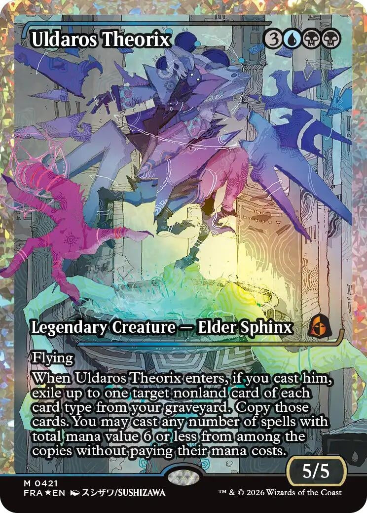 Image for Uldaros Theorix (Showcase) (Fracture Foil) (0421) (421) [Reality Fracture] - Magic: The Gathering