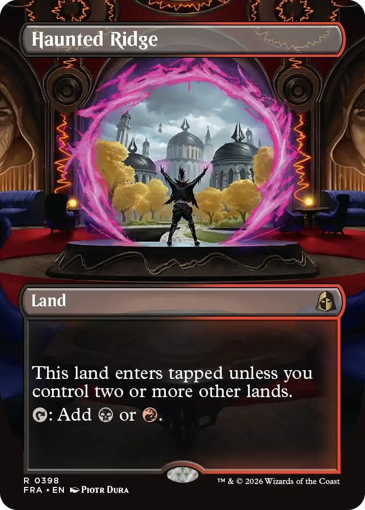Image for Haunted Ridge (Borderless) (398) [Reality Fracture] - Magic: The Gathering