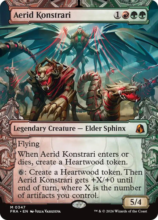 Image for Aerid Konstrari (Showcase) (0347) (347) [Reality Fracture] - Magic: The Gathering