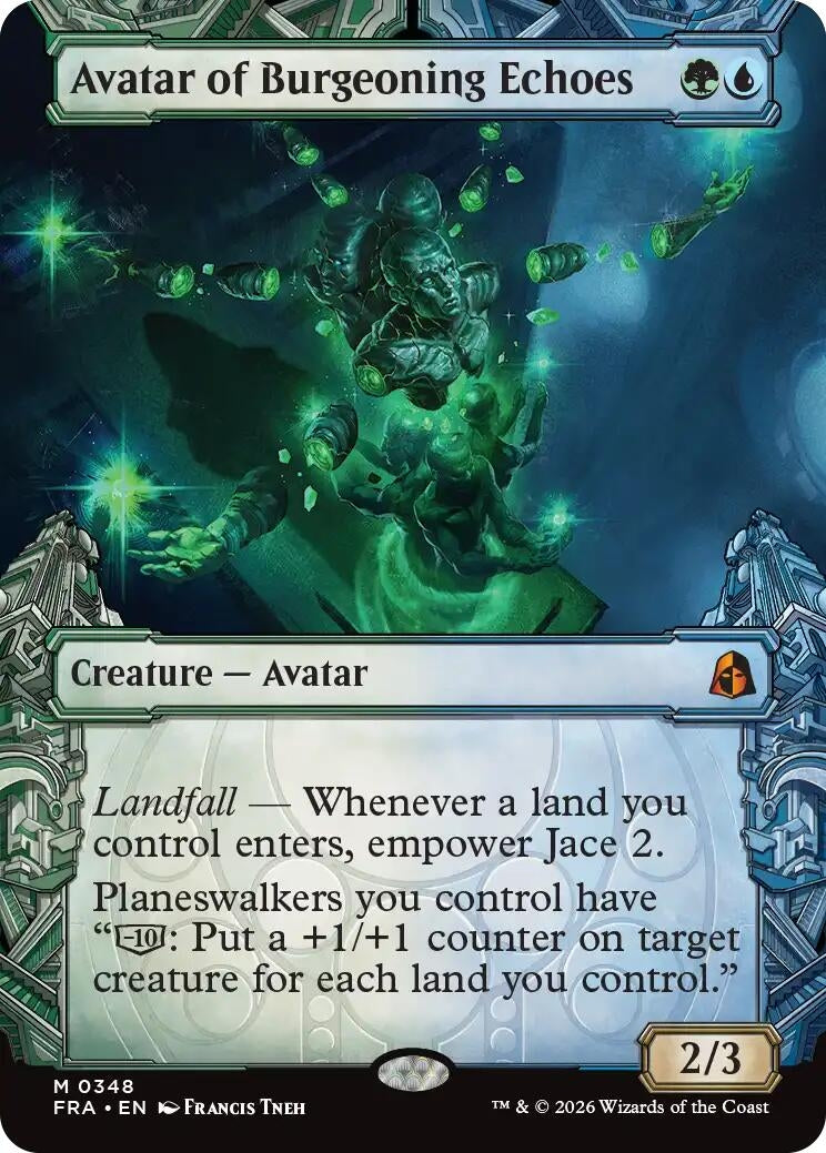 Image for Avatar of Burgeoning Echoes (Showcase) (348) [Reality Fracture] - Magic: The Gathering