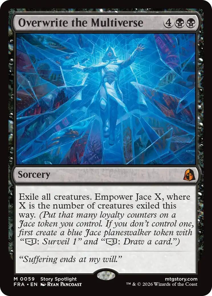 Image for Overwrite the Multiverse (59) [Reality Fracture] - Magic: The Gathering